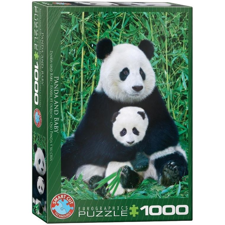 Eurographics, Panda i dziecko, puzzle, 1000 elementów