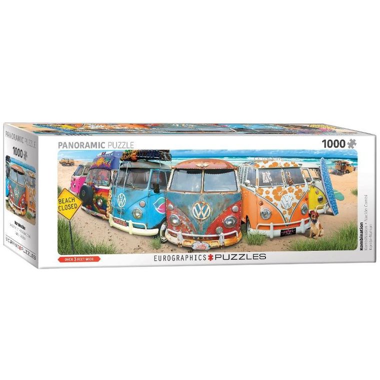 Eurographics, Panoramic VW Bus Kombination, puzzle, 1000 elementów