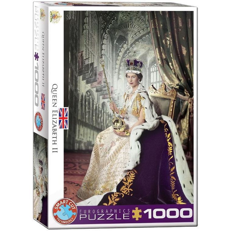Eurographics, Queen Elizabeth II, puzzle, 1000 elementów