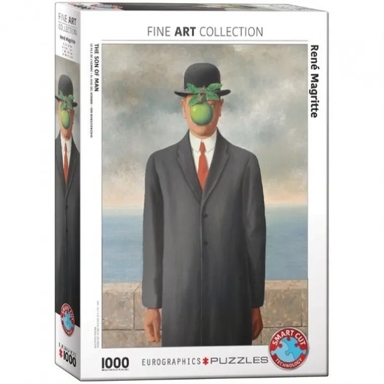 Eurographics, Son of Man by Rene Magritte, puzzle, 1000 elementów