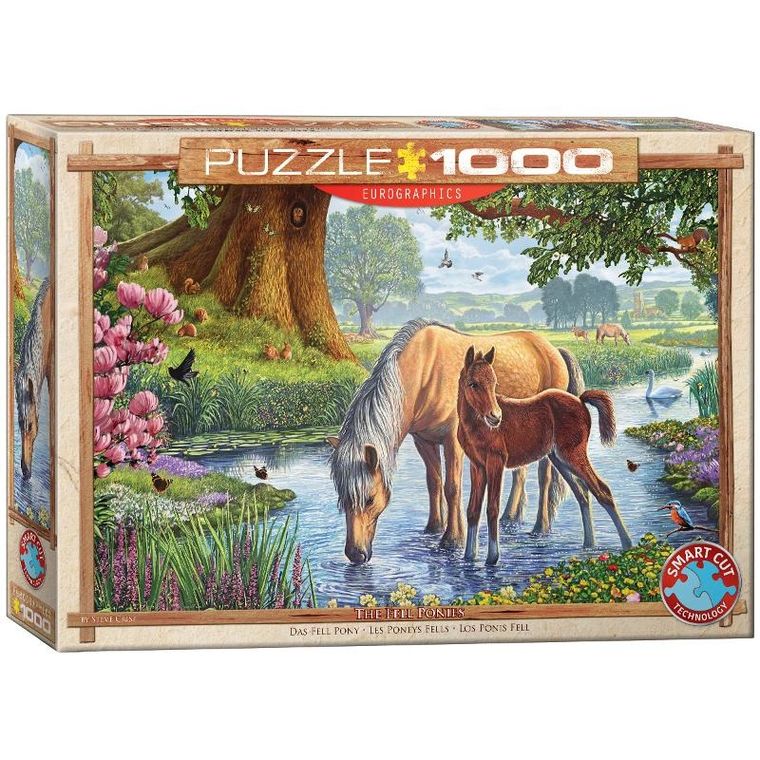Eurographics, Steve Crisp, Dzikie koniki, puzzle, 1000 elementów