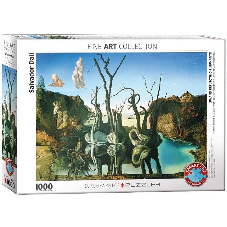 Eurographics, Swans Reflecting Elephants, puzzle, 1000 elementów