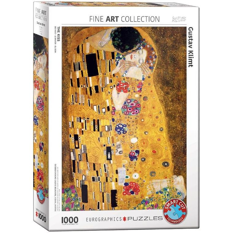 Eurographics, The Kiss by Gustav Klimt, puzzle, 1000 elementów