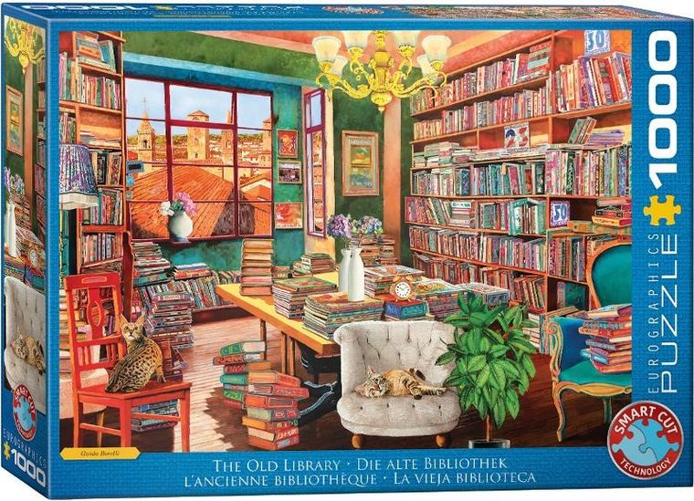 Eurographics, The Old Library, puzzle, 1000 elementów