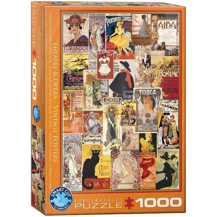 Eurographics, Theater & Opera Vintage Art, puzzle, 1000 elementów