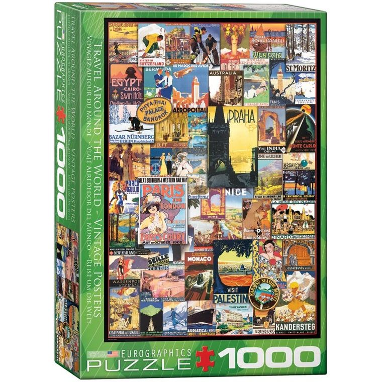 Eurographics, Travel Around the World, puzzle, 1000 elementów