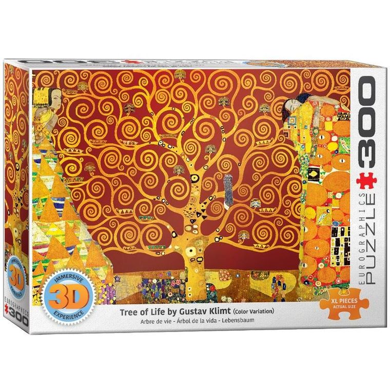 Eurographics, Tree of Life by Klimt, puzzle 3D, 300 elementów