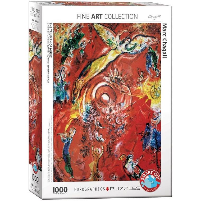 Eurographics, Triumph of Music by Chagall, puzzle, 1000 elementów
