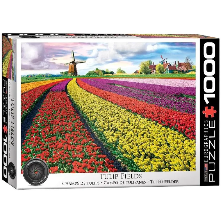 Eurographics, Tulip Fields Netherlands, puzzle, 1000 elementów