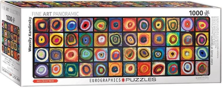Eurographics, Wassily Kandinsky, Studium kolorów, puzzle panoramiczne, 1000 elementów