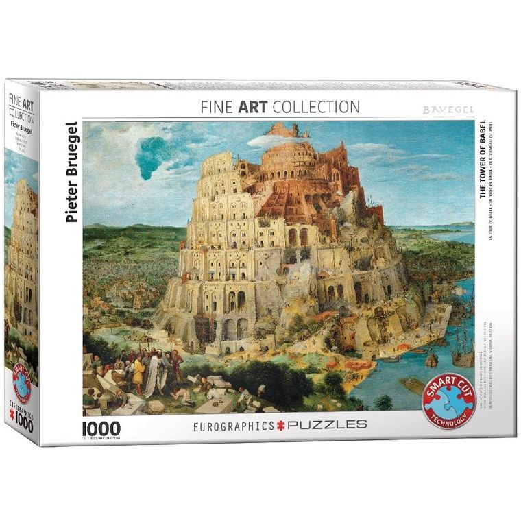 Eurographics, Wieża Babel, Pieter Bruegel, puzzle, 1000 elementów