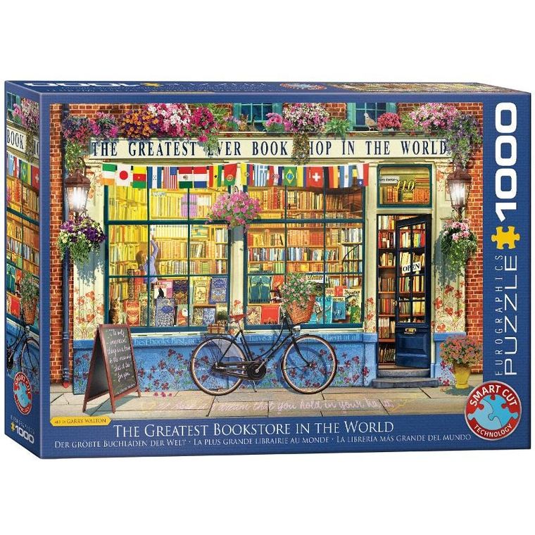 Eurographics, World's Greatest Bookstore, puzzle, 1000 elementów