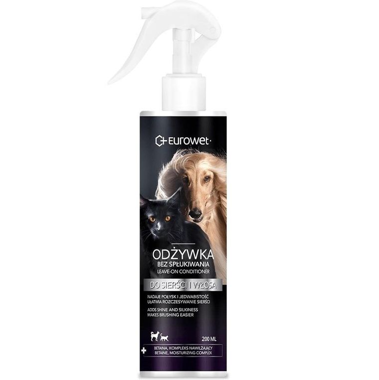 Eurowet, odżywka bez spłukiwania dla psa i kota, 200 ml