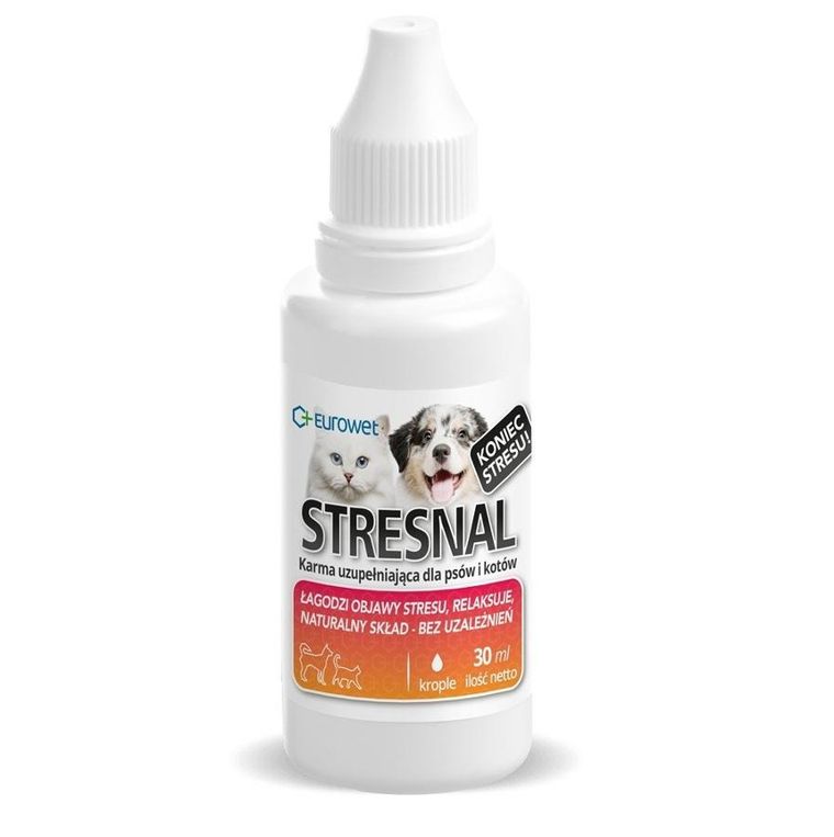 Eurowet, Stresnal, preparat na stres dla psa i kota, 30 ml