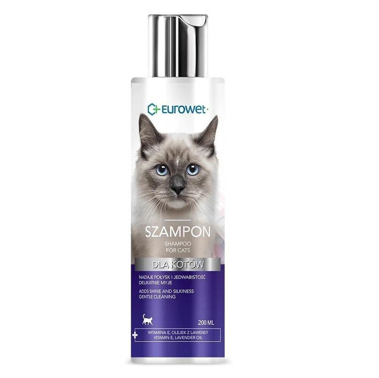 Eurowet, szampon dla kotów, 200 ml