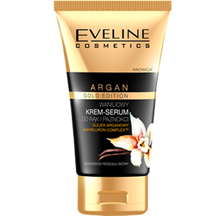 Eveline, Argan&Vanilla, luksusowy krem-serum do rąk i paznokci, 100 ml