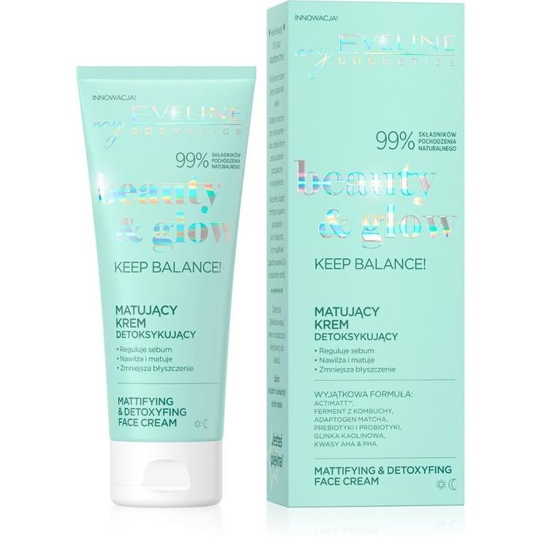 Eveline, Beauty Glow, krem matujący