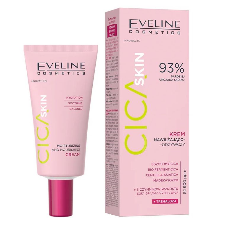 Eveline, Cica Skin, krem nawilżająco-odżywczy, 50 ml