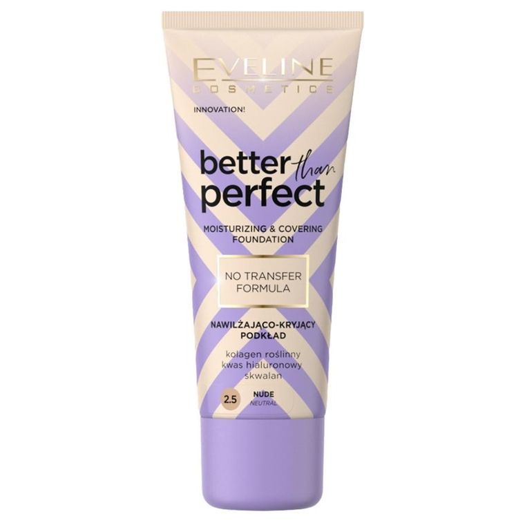 Eveline Cosmetics, Better Than Perfect, nawilżająco-kryjący podkład, 2.5 Nude, 30 ml