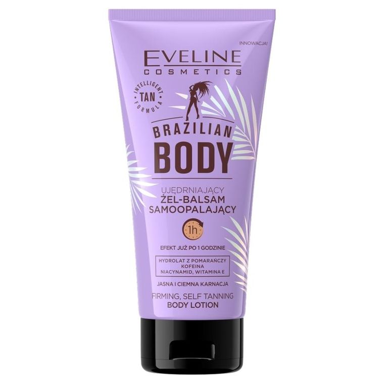 Eveline Cosmetics, Brazilian Body, ujędrniający żel-balsam samoopalający, 150 ml