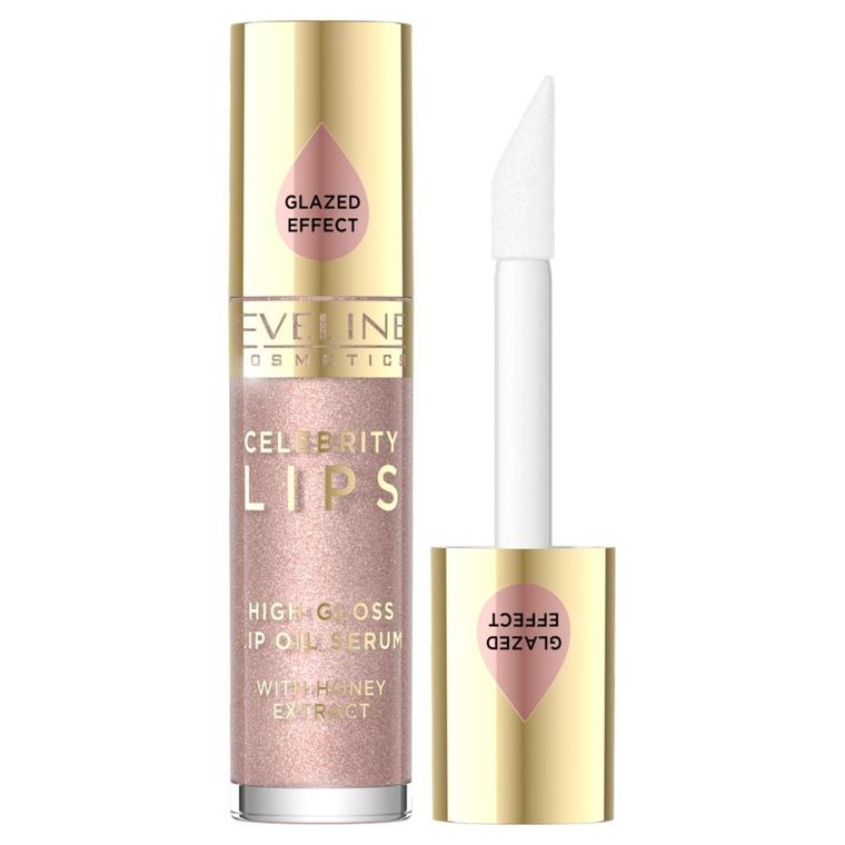 Eveline Cosmetics, Celebrity Lips, serum-olejek do ust, 01 Like Magic, 5 ml