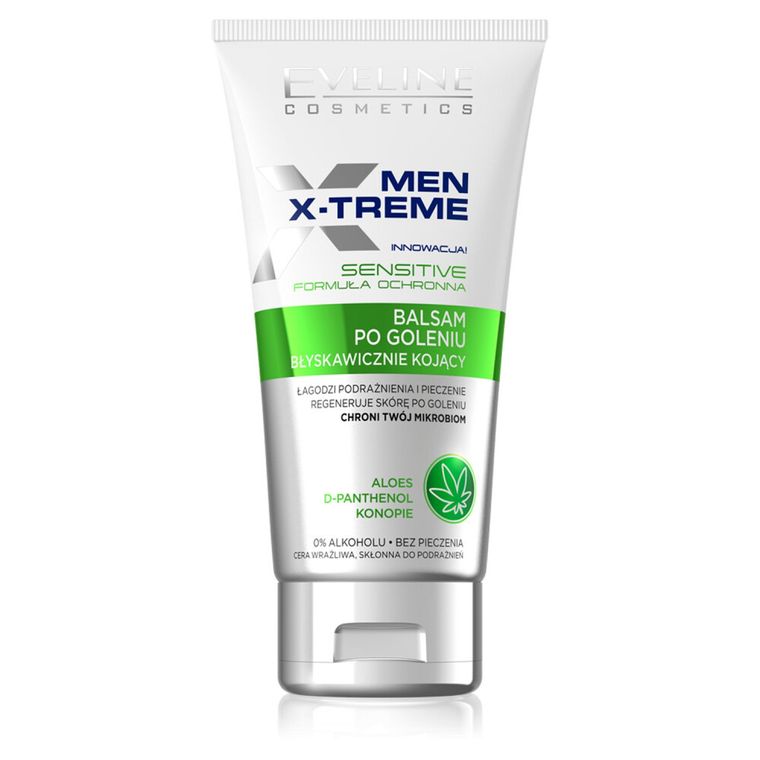 Eveline Cosmetics, Men X-Treme Sensitive, błyskawicznie kojący balsam po goleniu, 150 ml