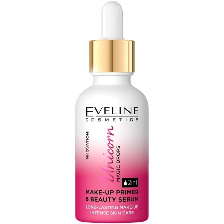 Eveline Cosmetics, Unicorn Magic Drops, baza-serum pod makijaż, 30 ml