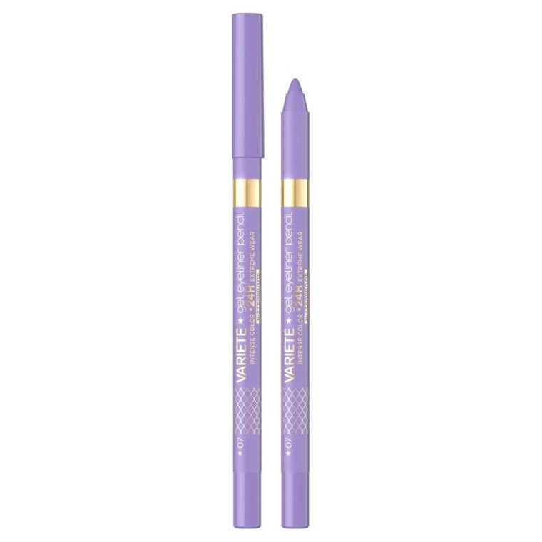 Eveline Cosmetics, Variete, wodoodporna żelowa kredka do oczu, 07 Lavender