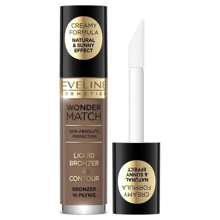 Eveline Cosmetics, Wonder Match, bronzer w płynie, 02, 4,5 ml