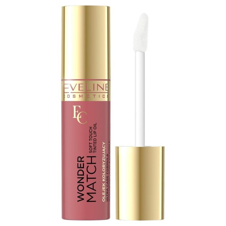 Eveline Cosmetics, Wonder Match, odżywczo-wygładzający olejek do ust, nr 04-Raspberry Sorbet, 5 ml