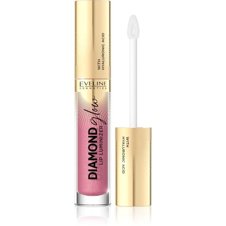 Eveline, Diamond Glow Lip Luminizer, błyszczyk do ust z kwasem hialuronowym, nr 05, 4.5 ml