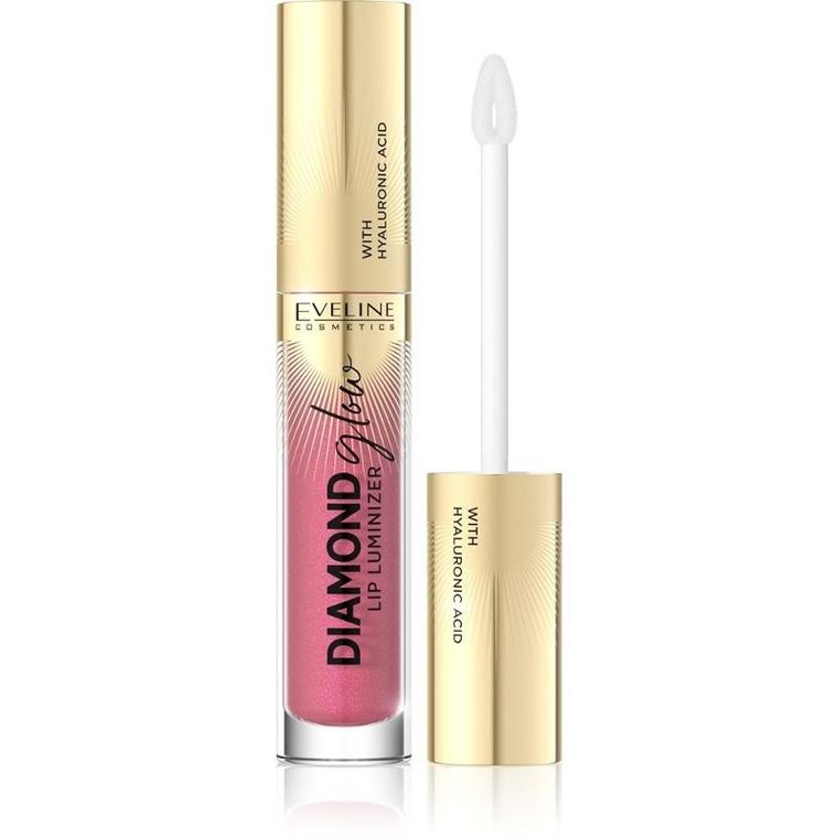 Eveline, Diamond Glow Lip Luminizer, błyszczyk do ust z kwasem hialuronowym, nr 09, 45 ml