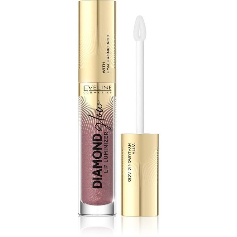 Eveline, Diamond Glow Lip Luminizer, błyszczyk do ust z kwasem hialuronowym, nr 11, 45 ml