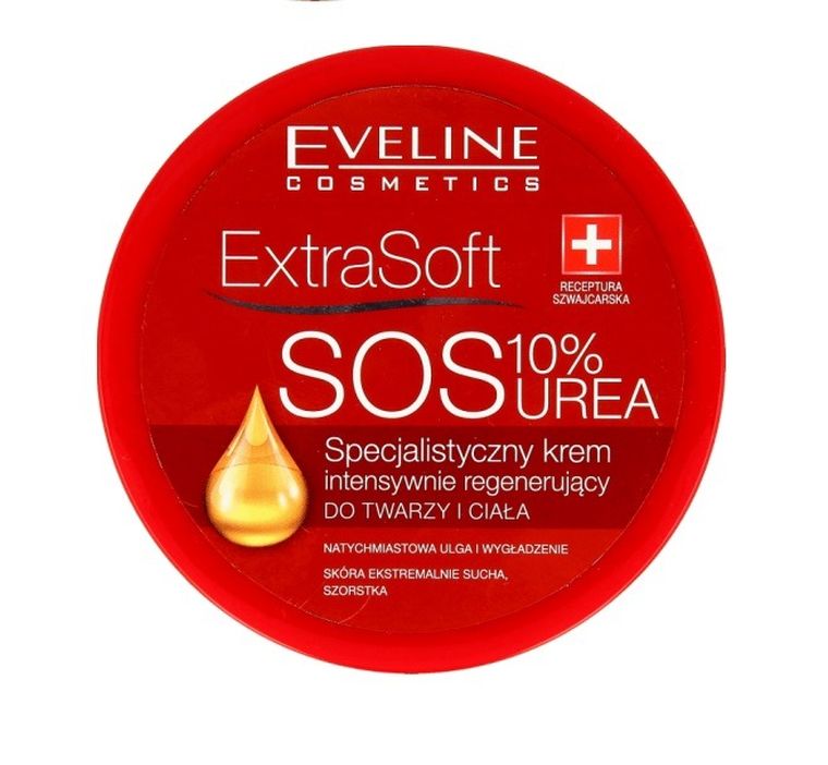 Eveline, Extra Soft SOS, specjalistyczny krem intensywnie nawilżający do twarzy i ciała, 175 ml