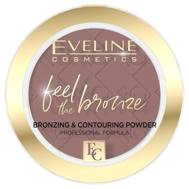 Eveline Feel the bronze, puder brązująco-konturujący, nr 02 chocolate cake, 4g