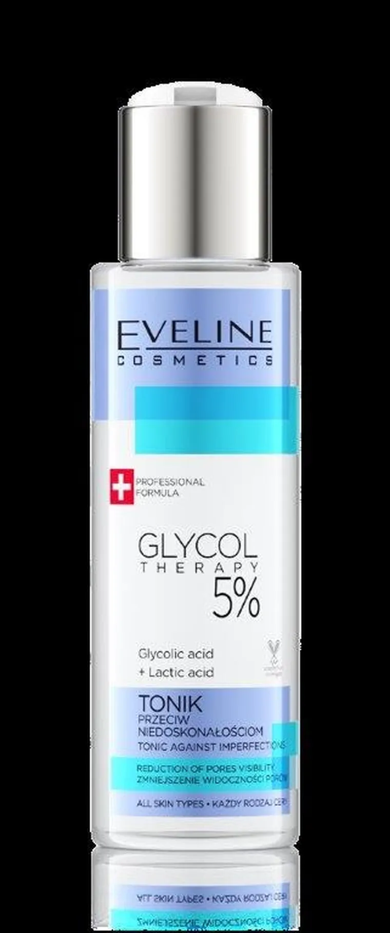 Eveline, Glycol Therapy 5%, tonik przeciw niedoskonałościom, 110 ml
