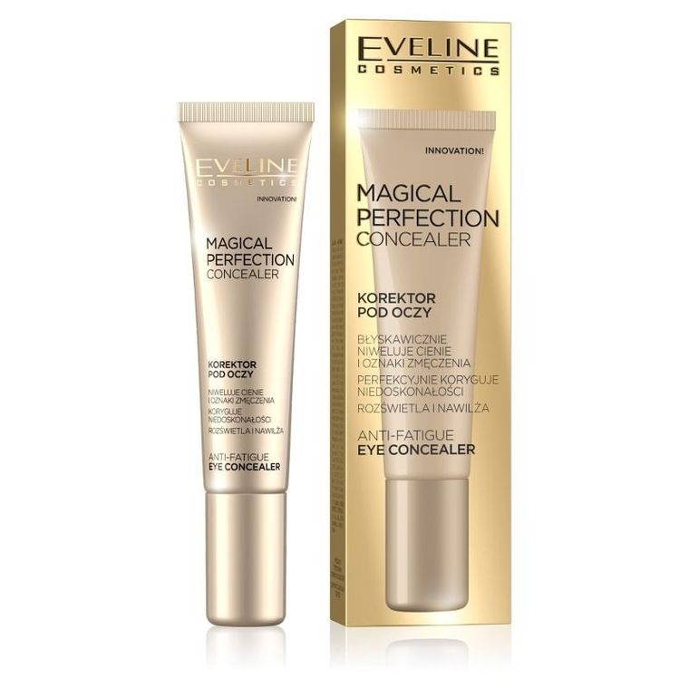 Eveline, Magical Perfection Concealer, korektor pod oczy, nr 02 medium, 15 ml