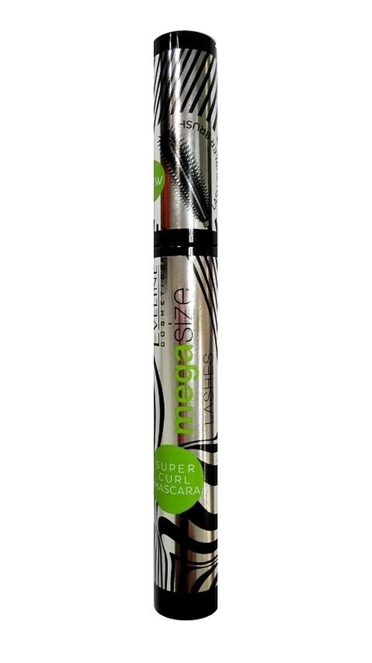 Eveline, Mega Size Lashes Super Curl, maskara podkręcająca, 10 ml
