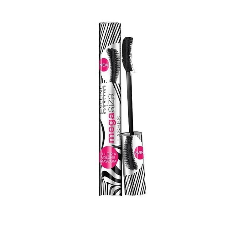 Eveline, Mega Size Lashes, tusz do rzęs, 10 ml