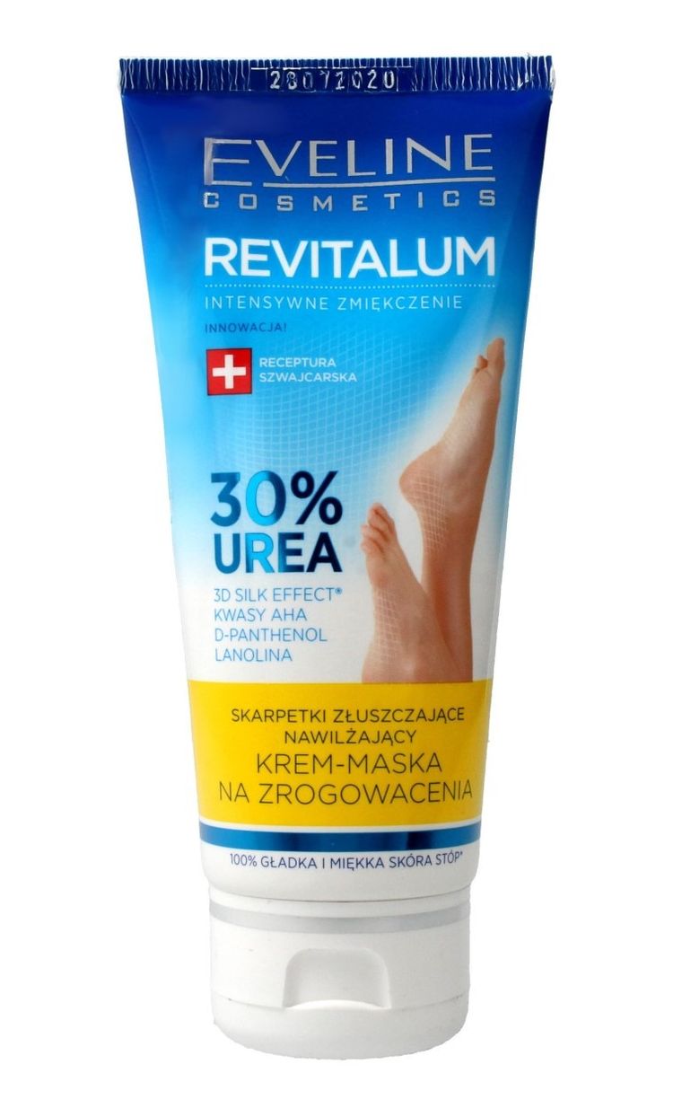 Eveline, Revitalum, 30% Urea, krem-maska na zrogowacenia, skarpetki złuszczające, 100 ml