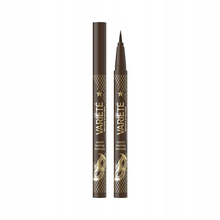 Eveline, Variete, precyzyjny eyeliner w pisaku, Brown, 2g