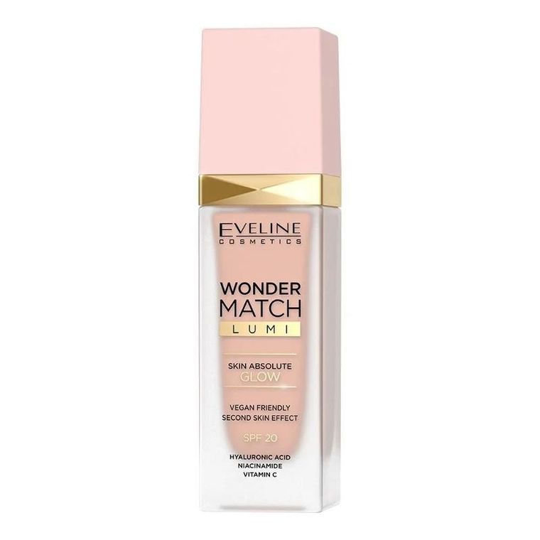 Eveline, Wonder Match Lumi, podkład rozświetlający, nr 10 vanilla, 30 ml
