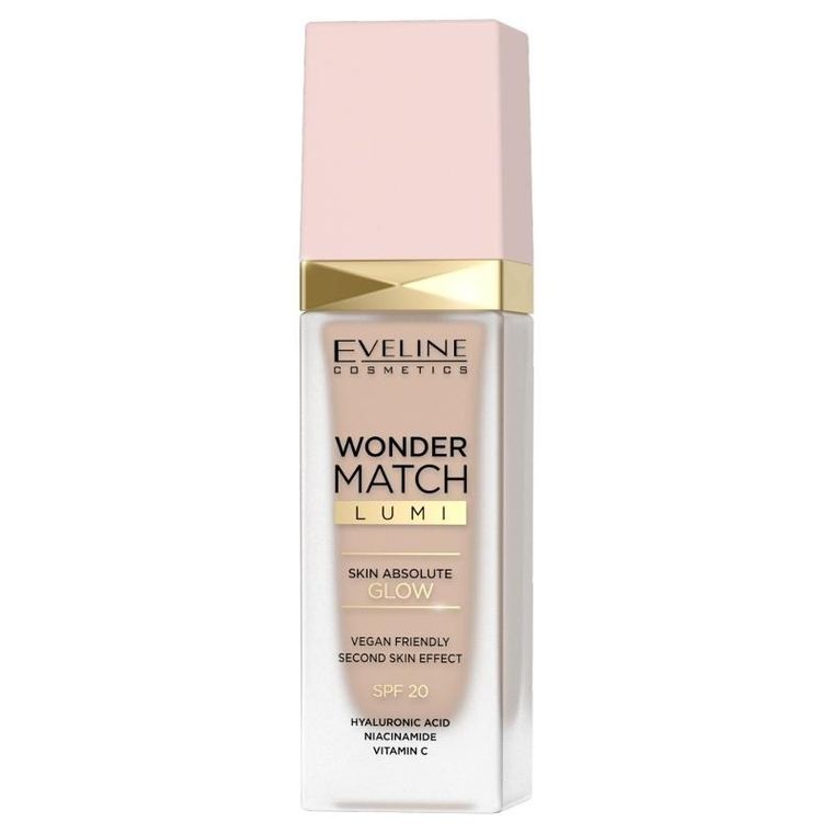 Eveline, Wonder Match Lumi, podkład rozświetlający, nr 15 neutral, 30 ml