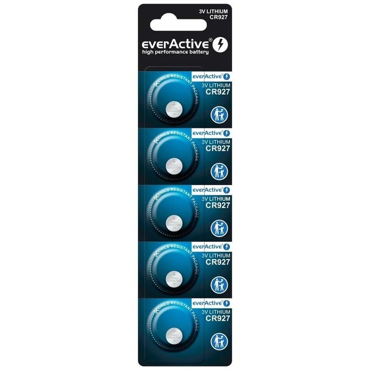 Everactive, baterie litowe mini, CR927, 5 szt.