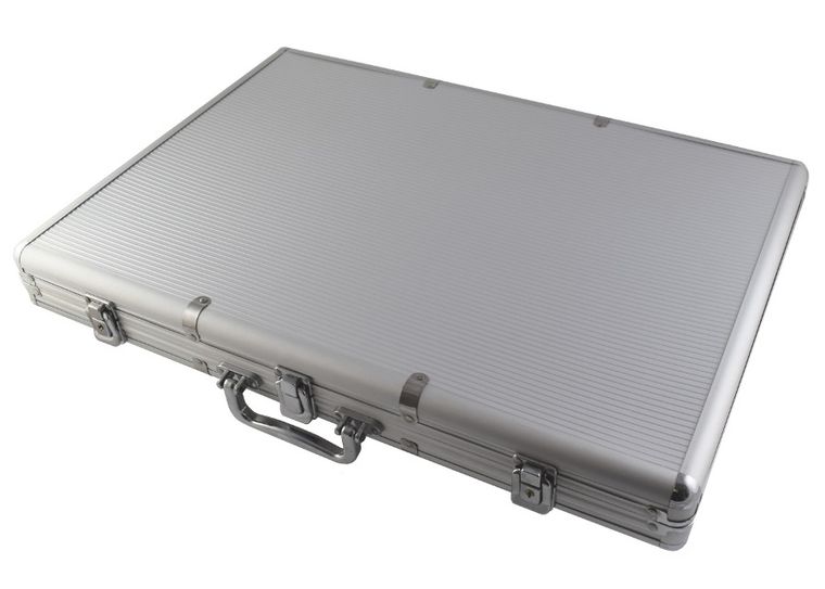 Evergreen, aluminiowa walizka na 1000 żetonów