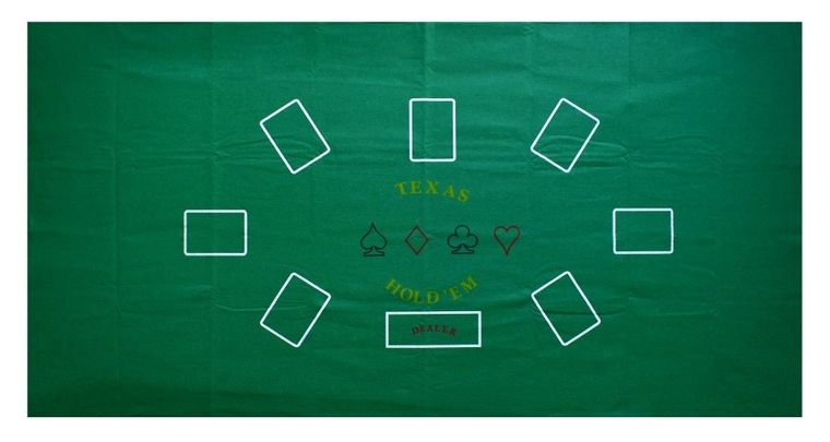 Evergreen, mata do gry w pokera, 180-90 cm