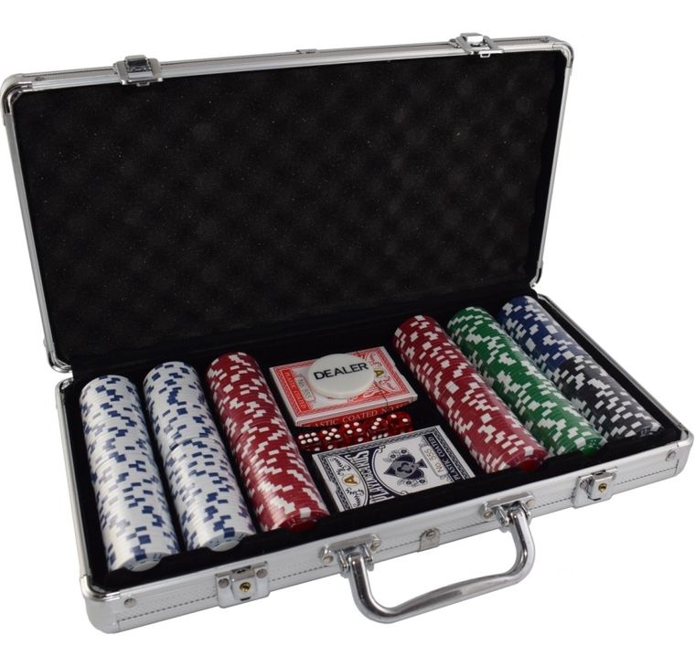 Evergreen, zestaw do pokera, 300 żetonów