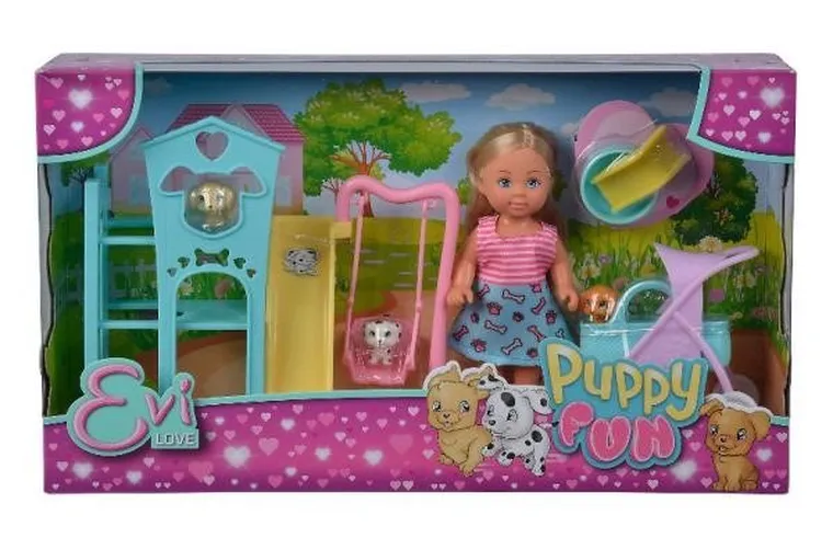 Evi Love, Evi na placu zabaw dla szczeniaczków, lalka z akcesoriami
