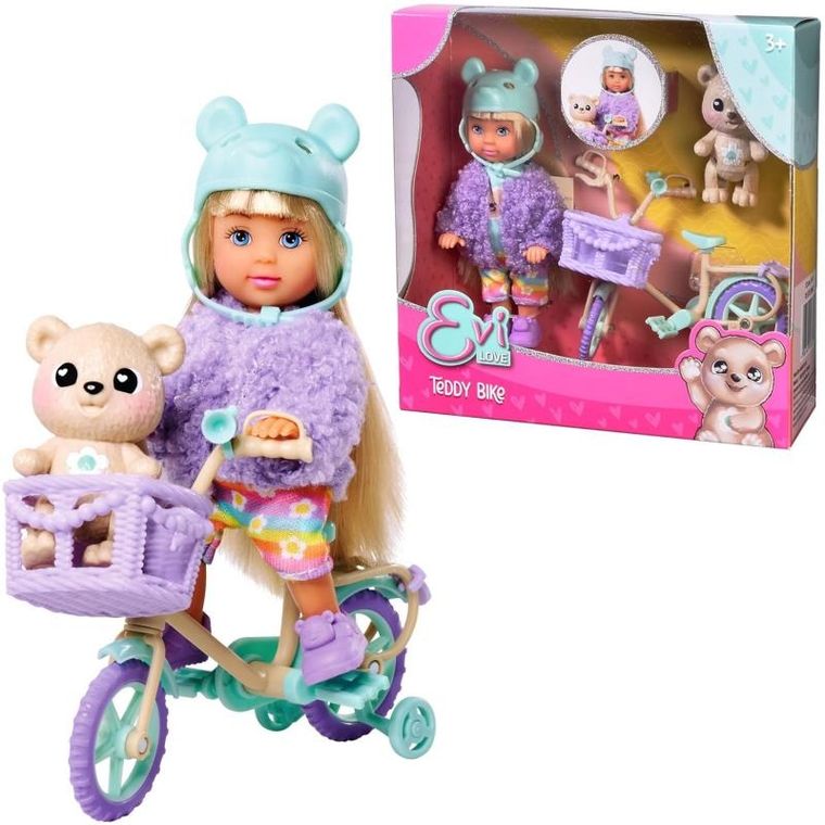 Evi Love, lalka na misiowym rowerze