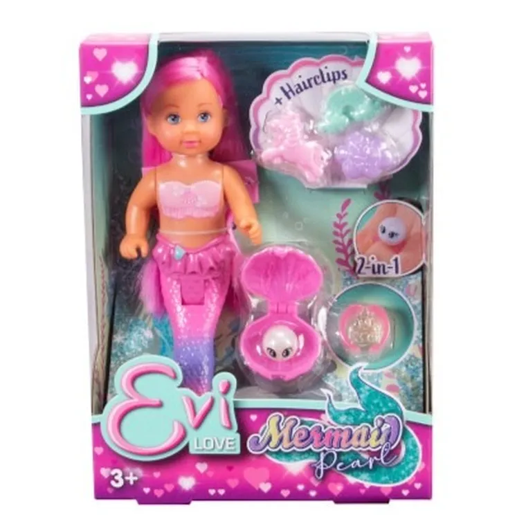 Evi Love, Perłowa syrenka, lalka z morskimi akcesoriami